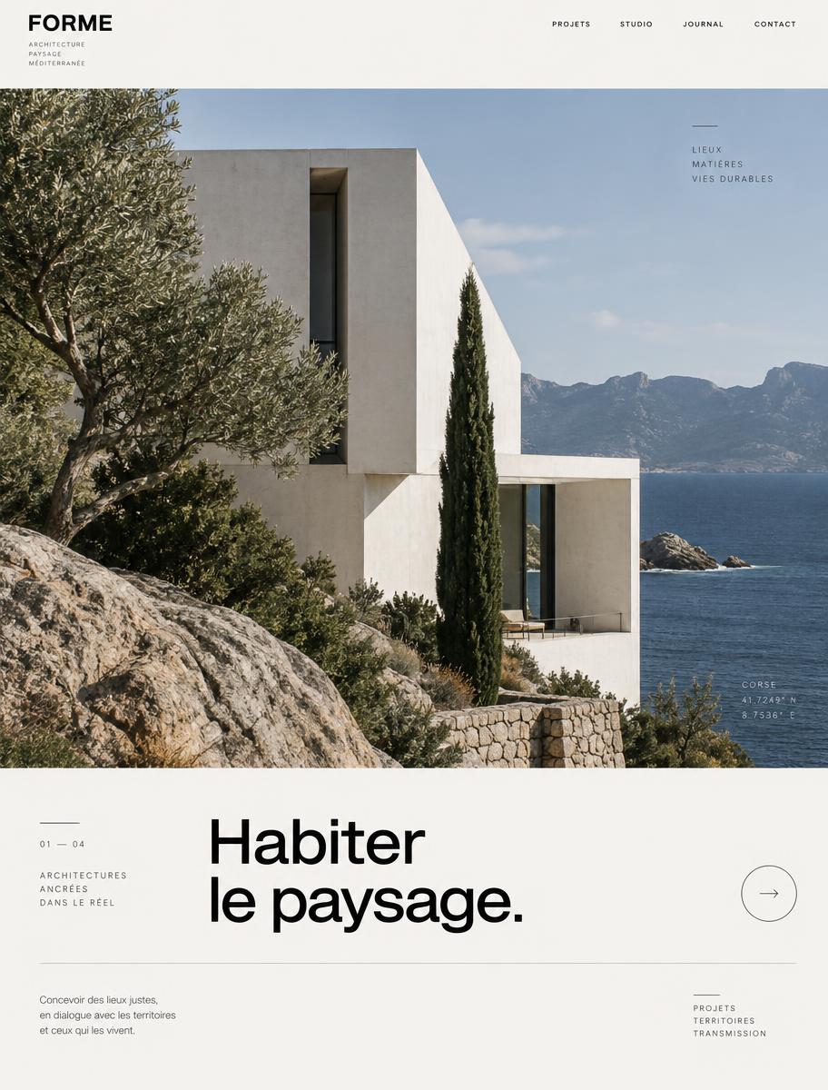 Exploration d’un site vitrine éditorial